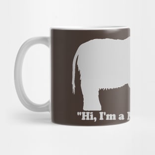 "Hi, I'm a Mastodon." (Light) Mug